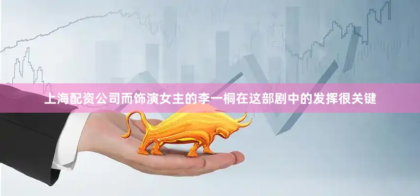 上海配资公司而饰演女主的李一桐在这部剧中的发挥很关键