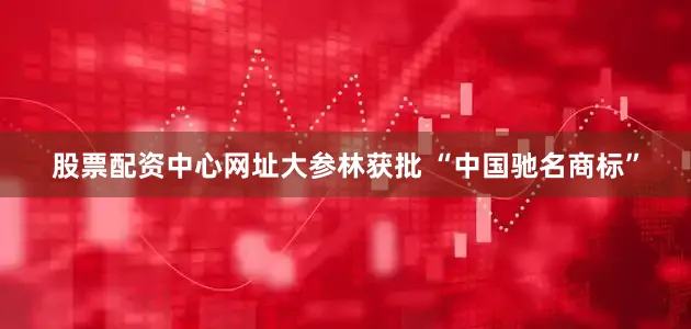 股票配资中心网址大参林获批 “中国驰名商标”