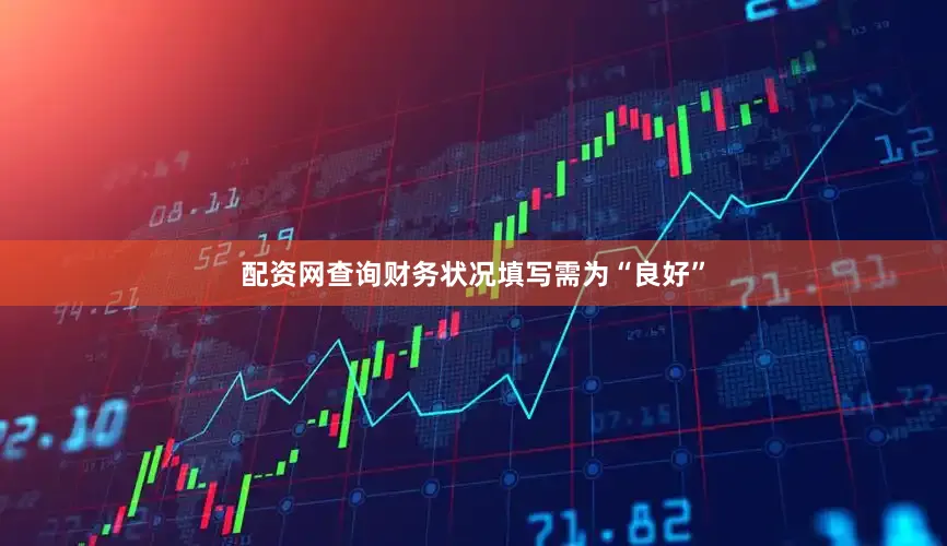配资网查询财务状况填写需为“良好”